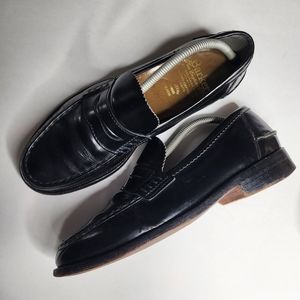 Barker Fine English Shoes Leather Loafer Black 9.5
